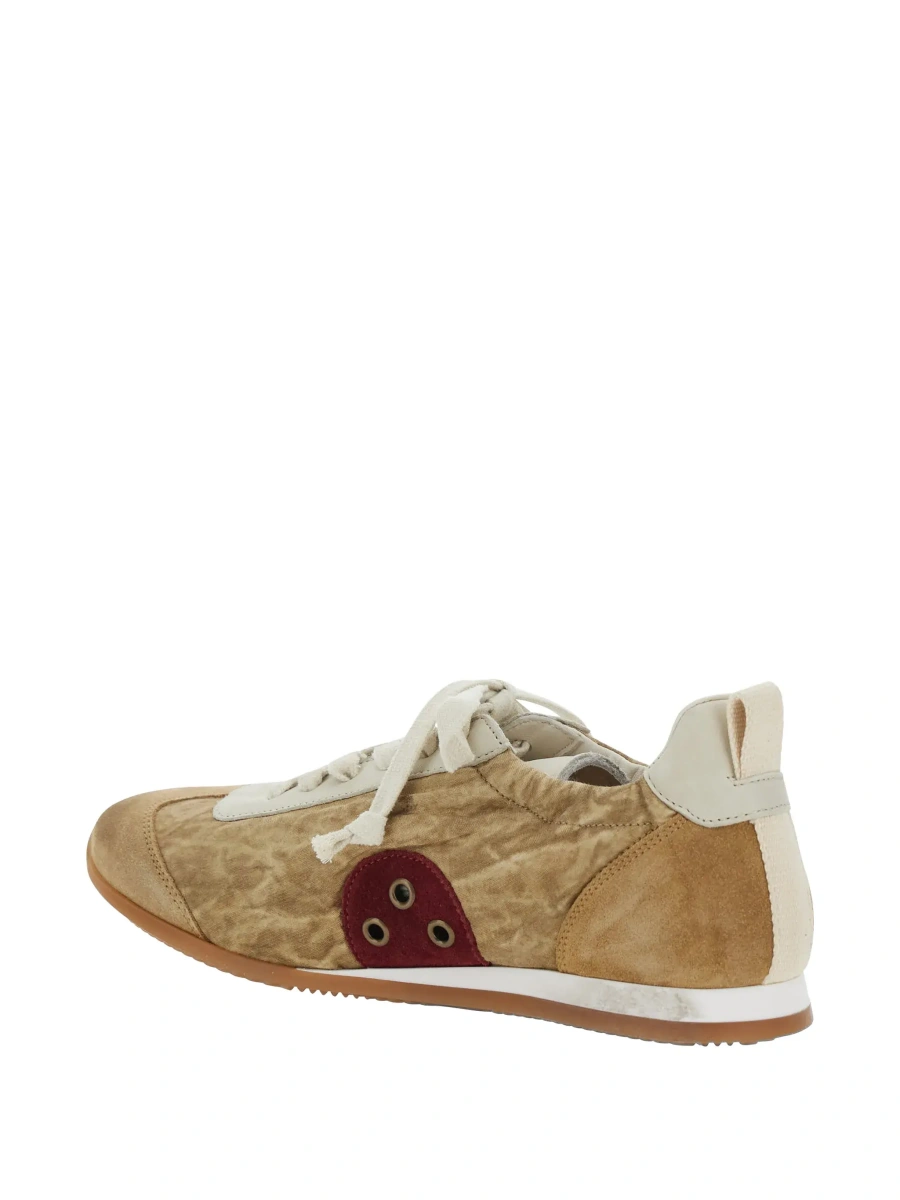 Sneakers UMA WANG bej din piele intoarsa ecologica - Img 6
