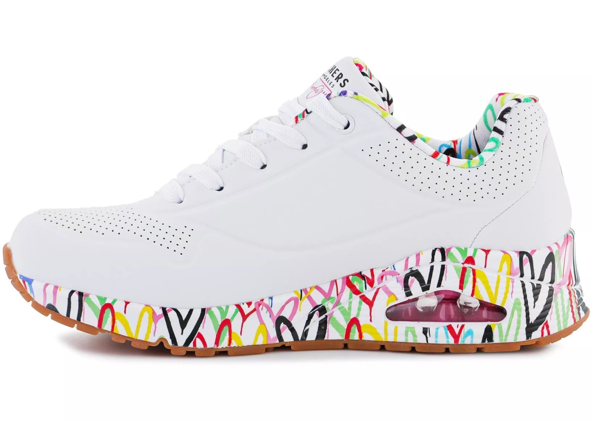 Sneakers Uno Loving Love WHITE 155506 - WHT - Img 4