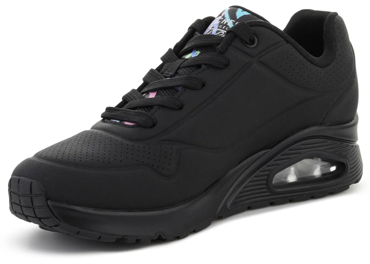 Sneakers UNO-SPREAD THE LOVE BLACK/PURPLE/TURQUI - Img 3