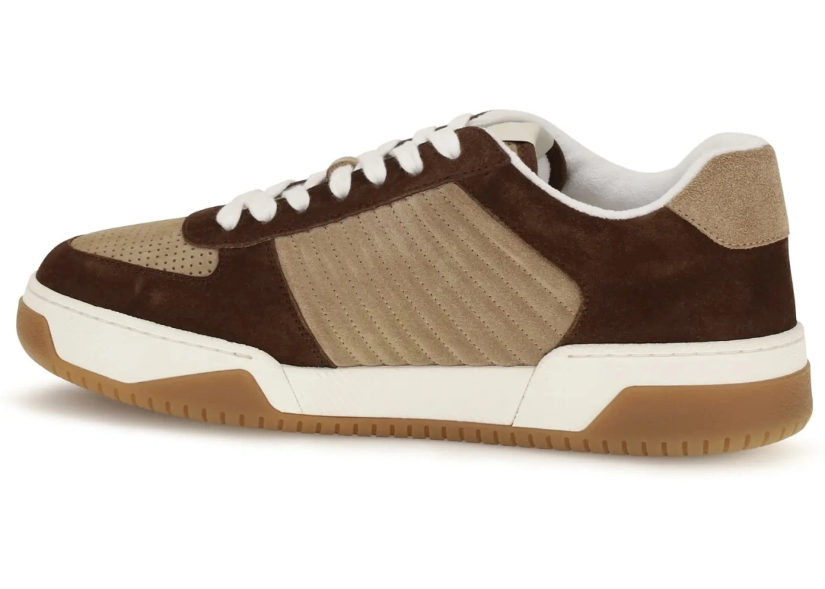 Sneakers Valentino Garavani multicolor din piele intoarsa si nappa - Img 3