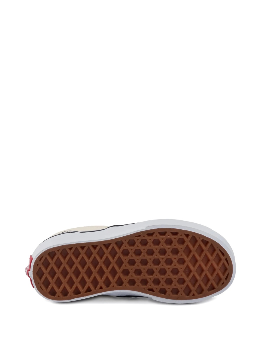 Sneakers Vans albi din material textil - Img 3