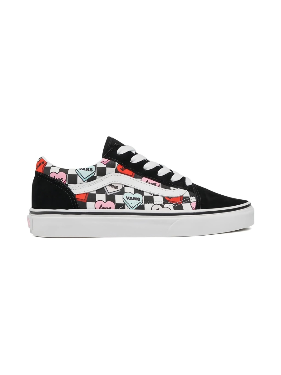 Sneakers Vans negri din material textil si piele intoarsa - Img 2