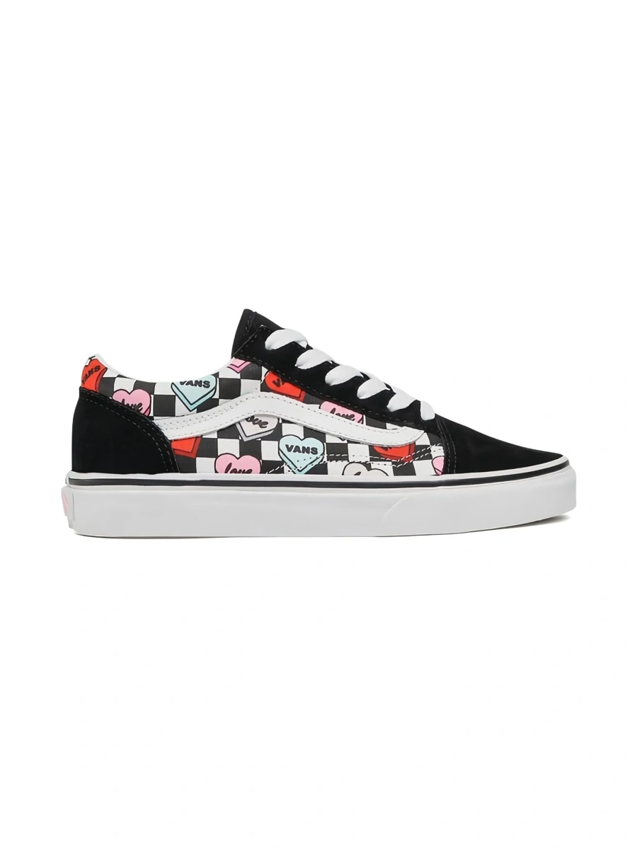 Sneakers Vans negri din material textil si piele intoarsa - Img 2