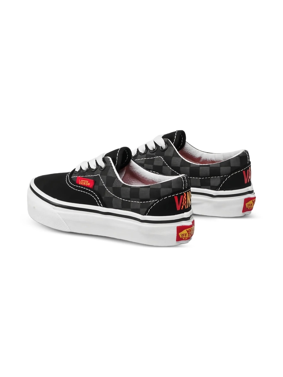 Sneakers Vans negri din material textil - Img 3