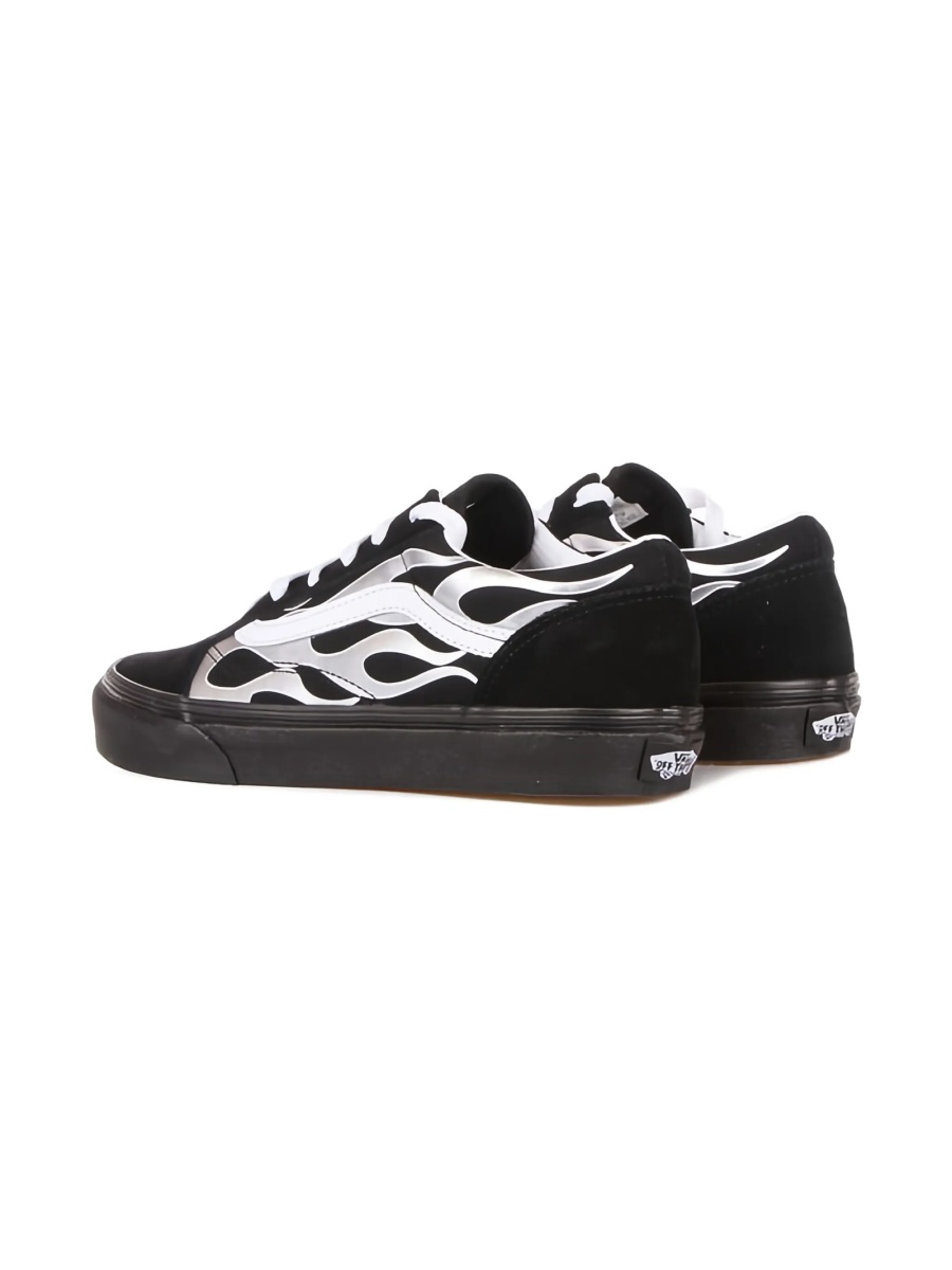 Sneakers Vans negri din material textil - Img 3