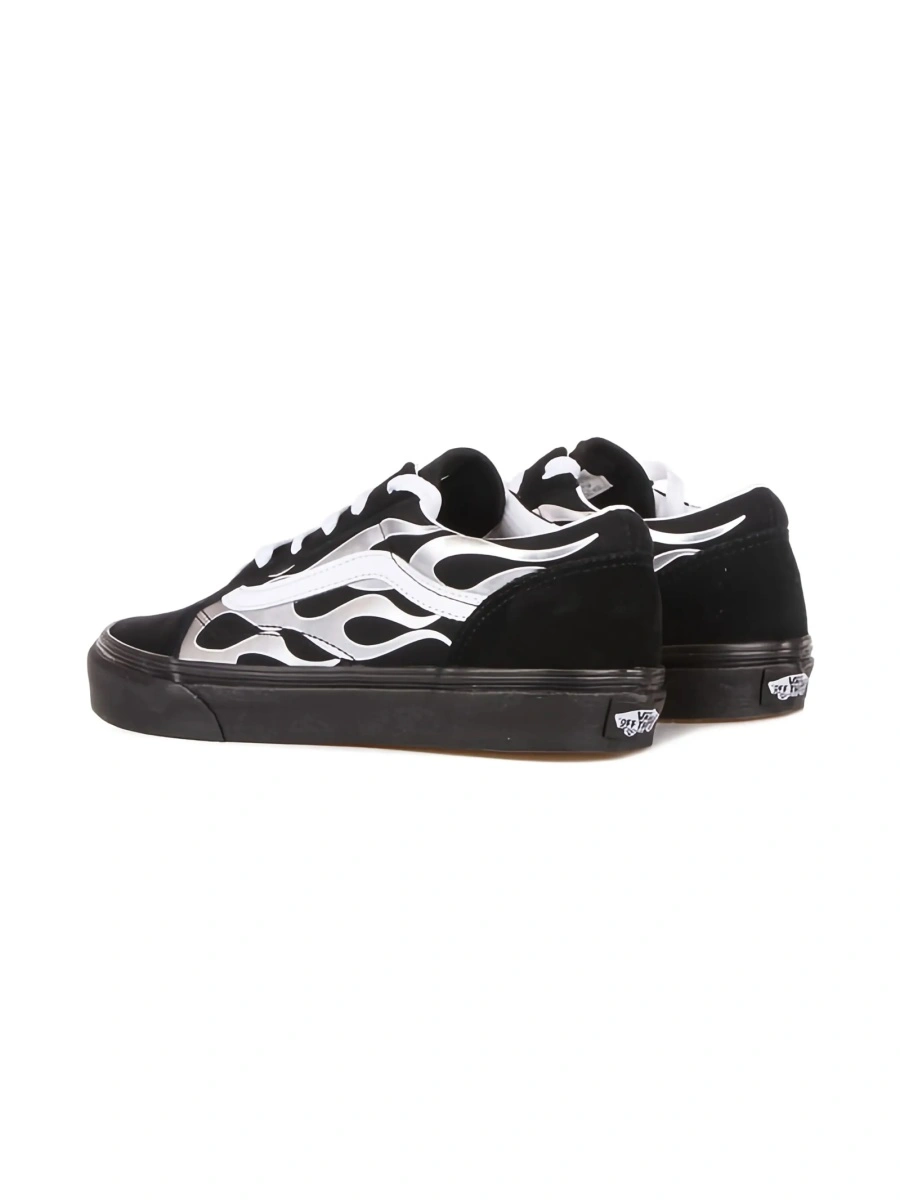 Sneakers Vans negri din material textil - Img 3