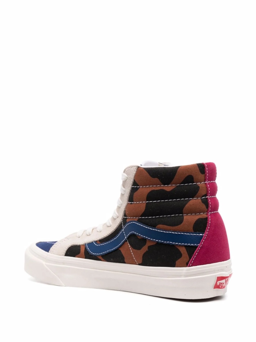 Sneakers Vans negri din piele intoarsa si material textil - Img 3