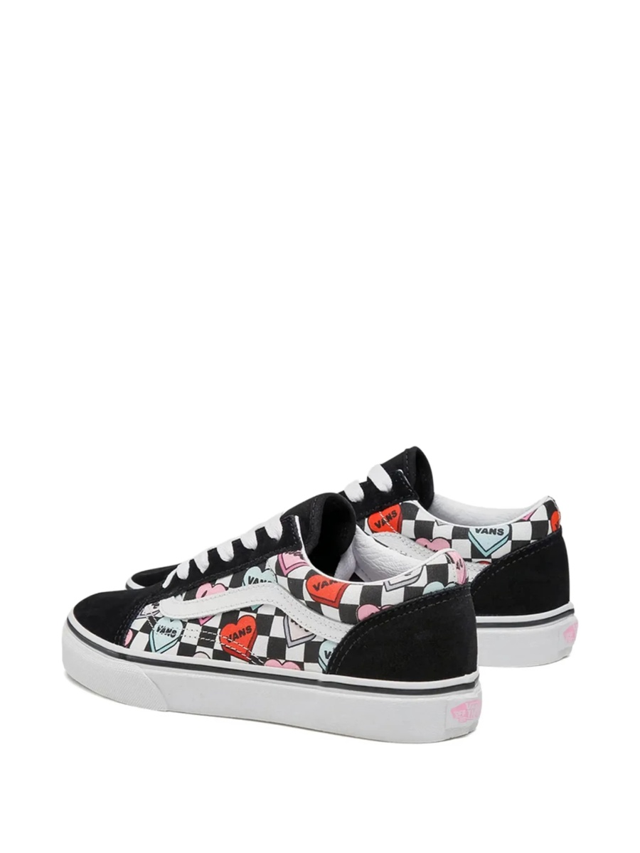 Sneakers Vans negri din piele intoarsa si material textil - Img 4