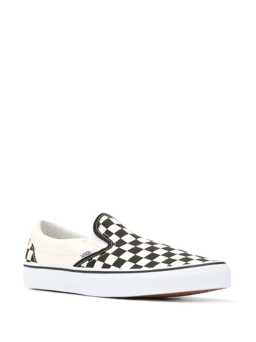 Sneakers Vans Slip On albi din bumbac - Img 2