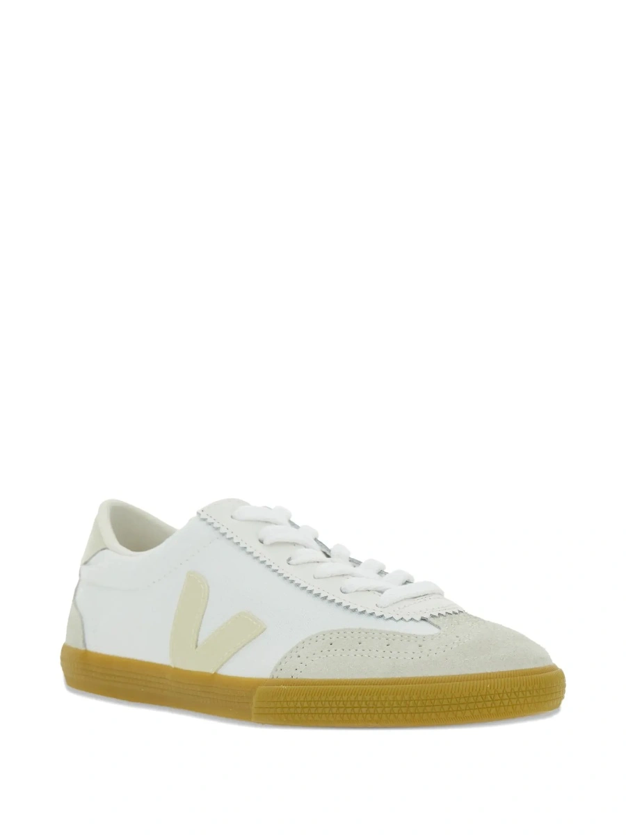 Sneakers VEJA albi din canvas 'Volley' - Img 5