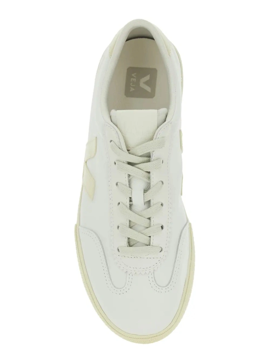 Sneakers VEJA albi din piele 'Volley' - Img 4
