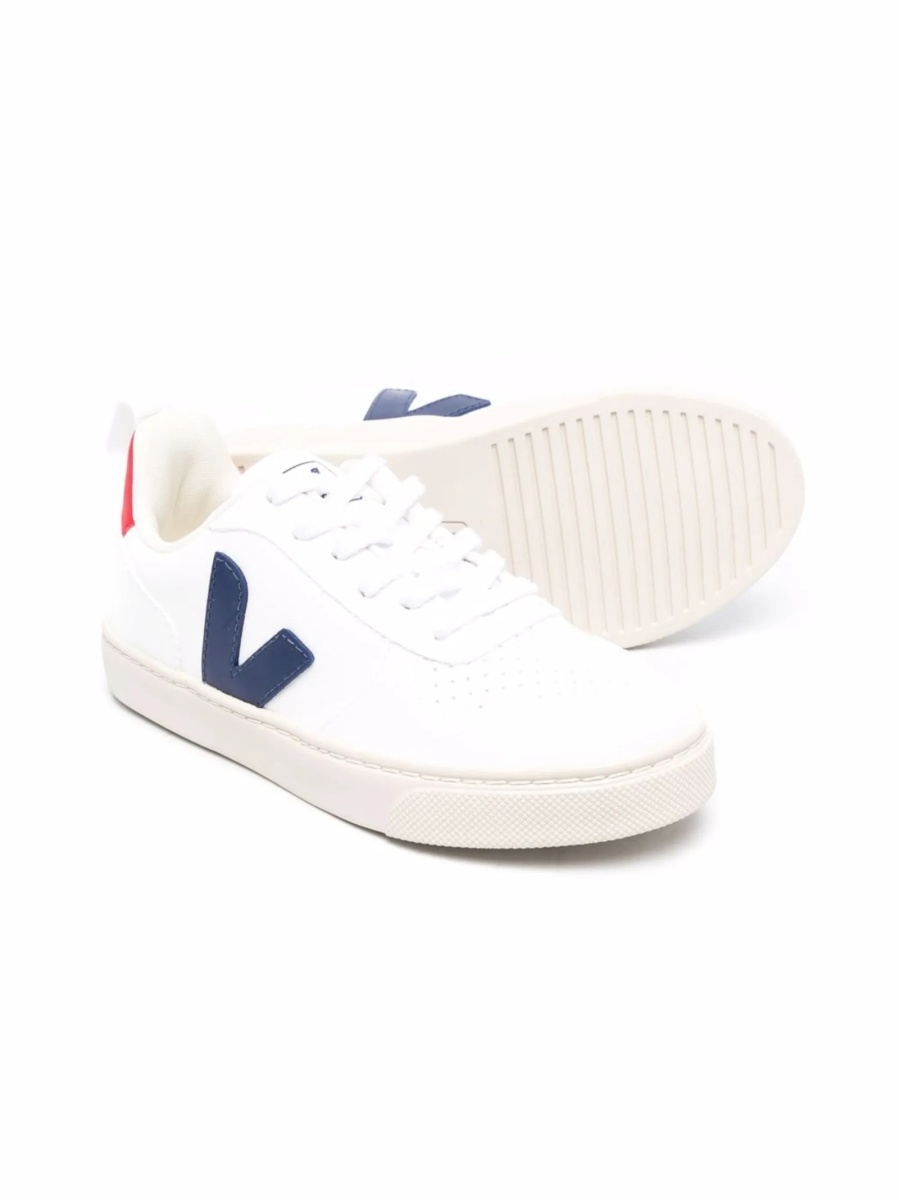 Sneakers VEJA albi din poliuretan - Img 2