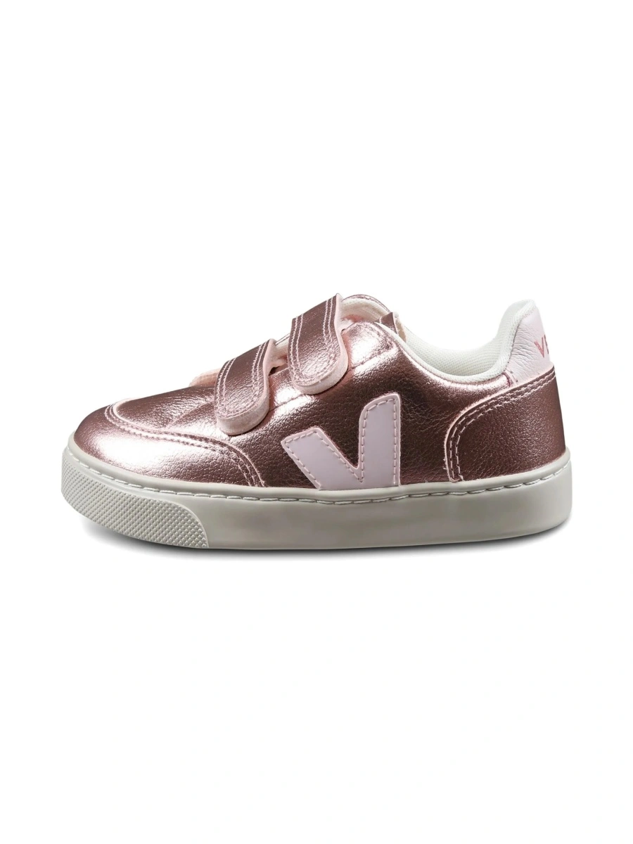 Sneakers VEJA roz din piele - Img 5