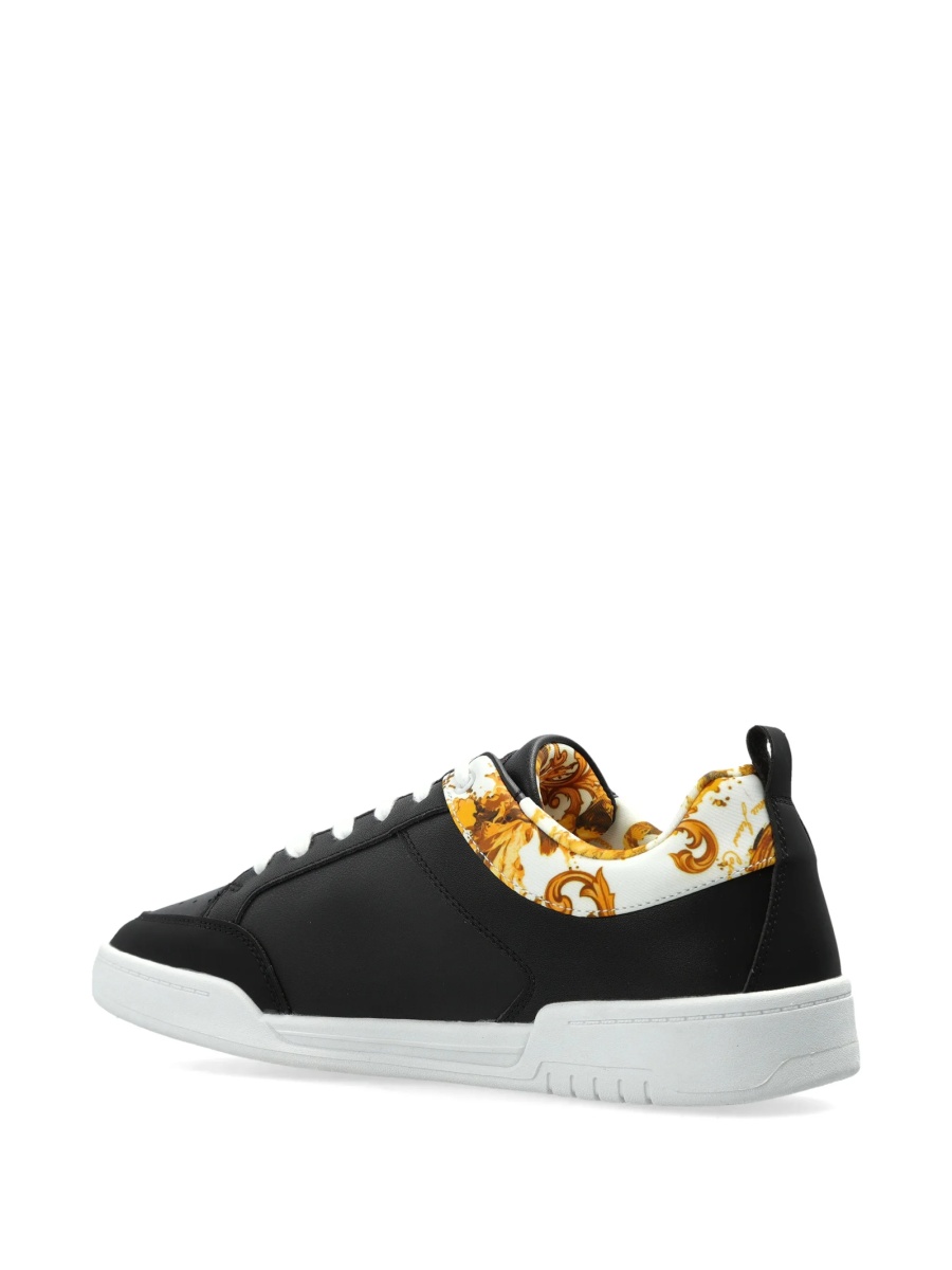 Sneakers Versace Jeans Couture negri din piele - Img 3