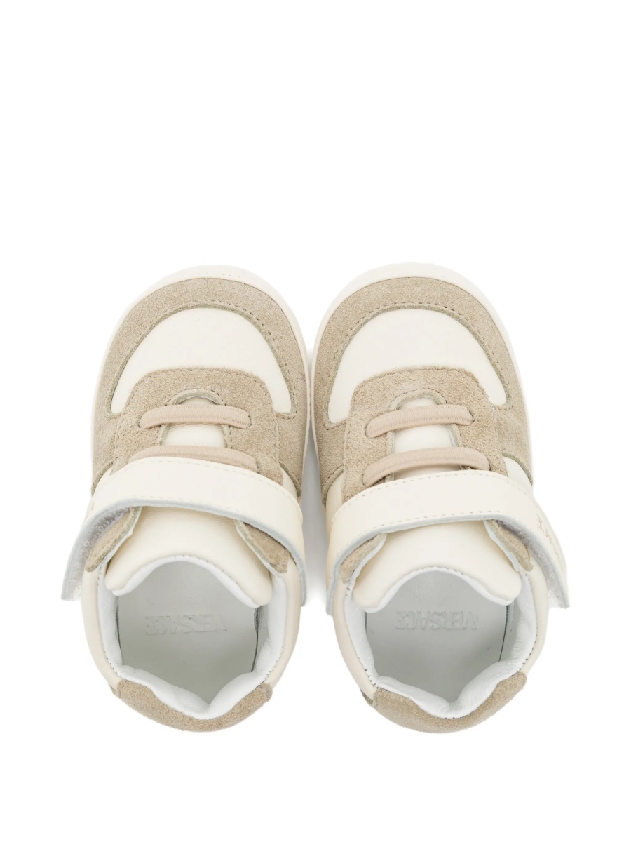 Sneakers Versace neutri din piele - Img 3