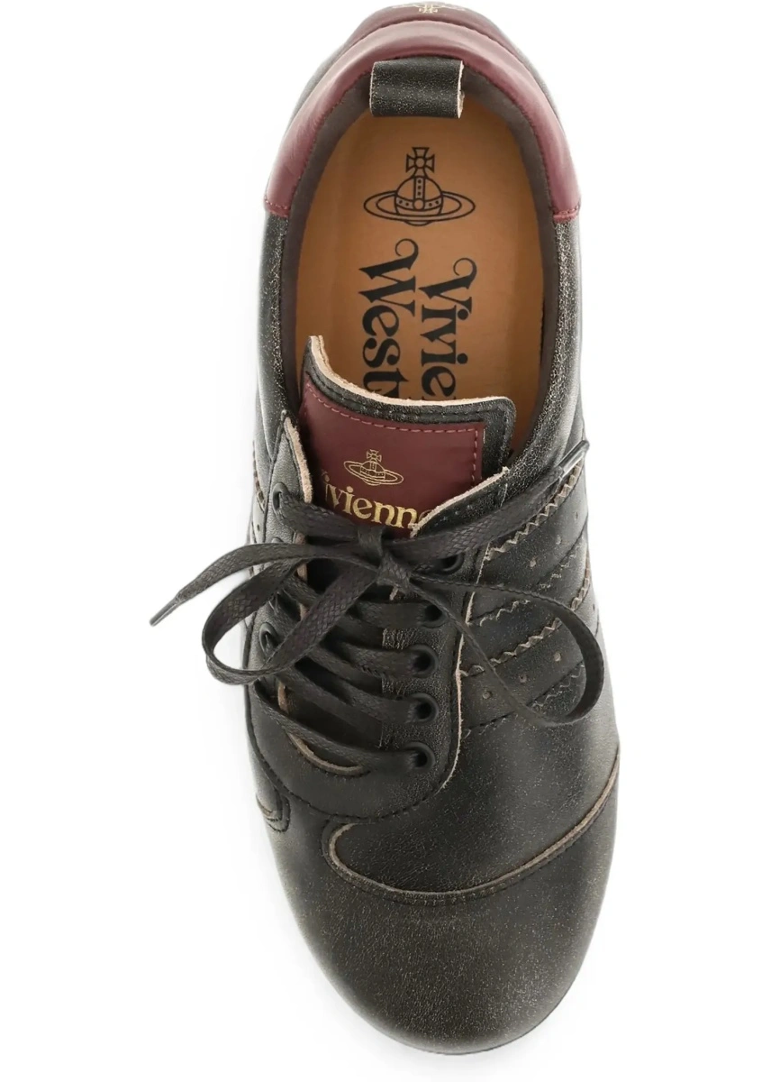 Sneakers Vivienne Westwood negri din piele - Img 7