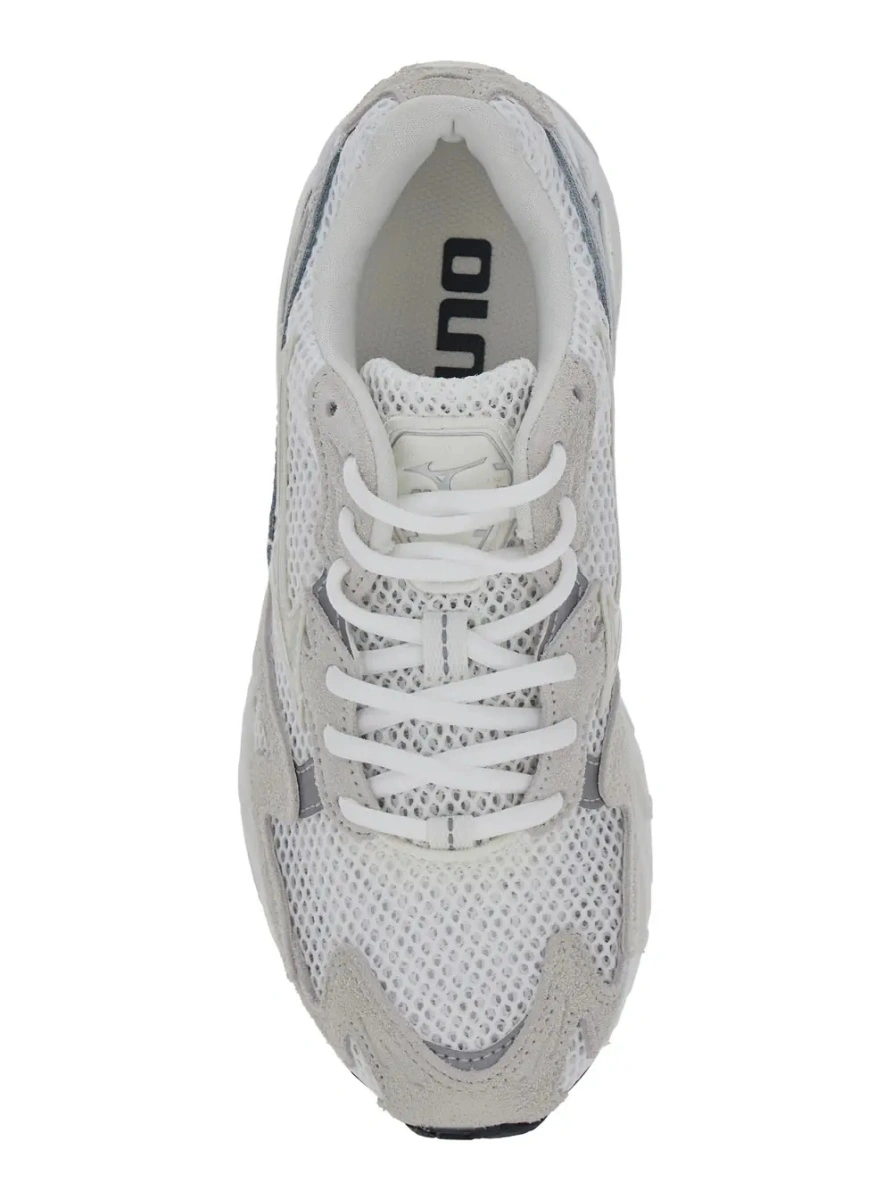 Sneakers 'WAVE RIDER' White Sneaker with side logo and suede inserts in Tech Fabric unisex - Img 4