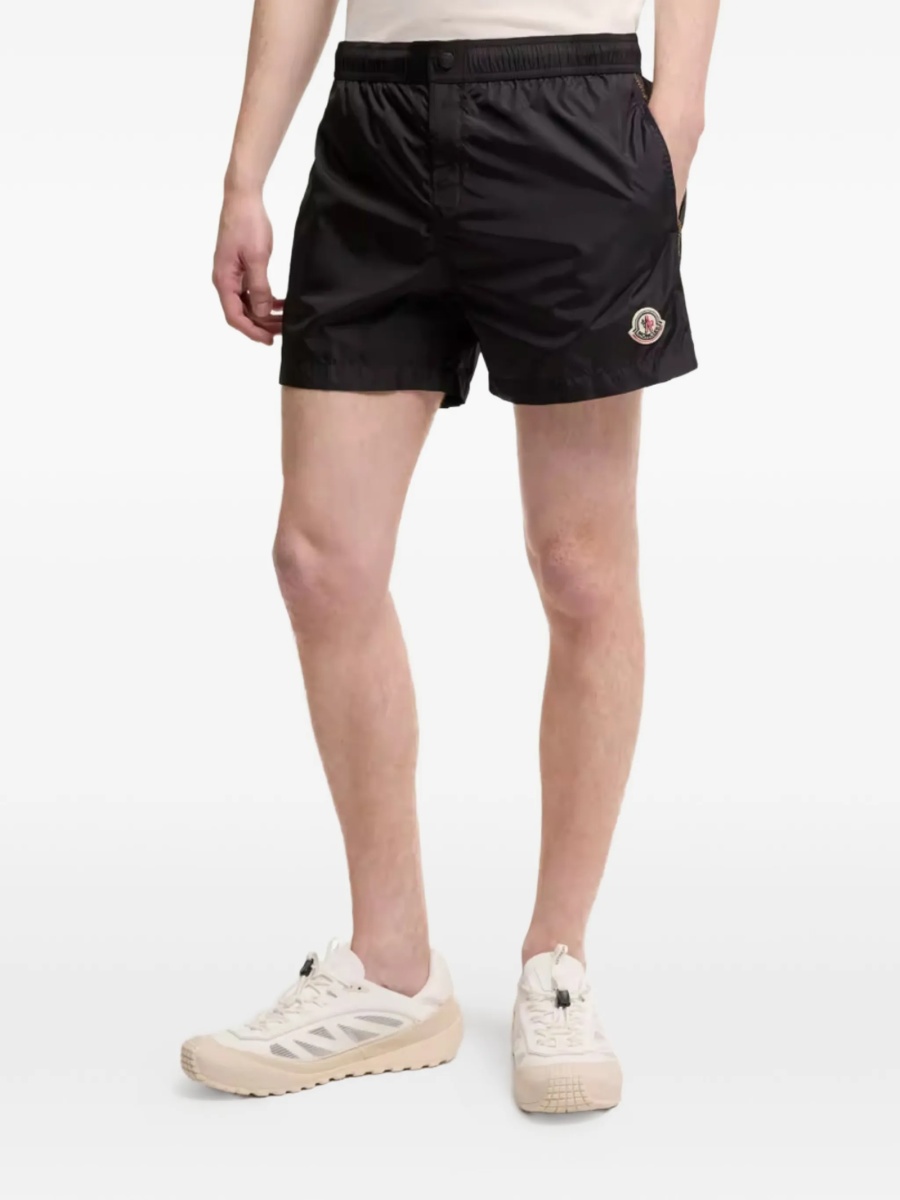 Sort de baie Moncler negru din poliamida - Img 3