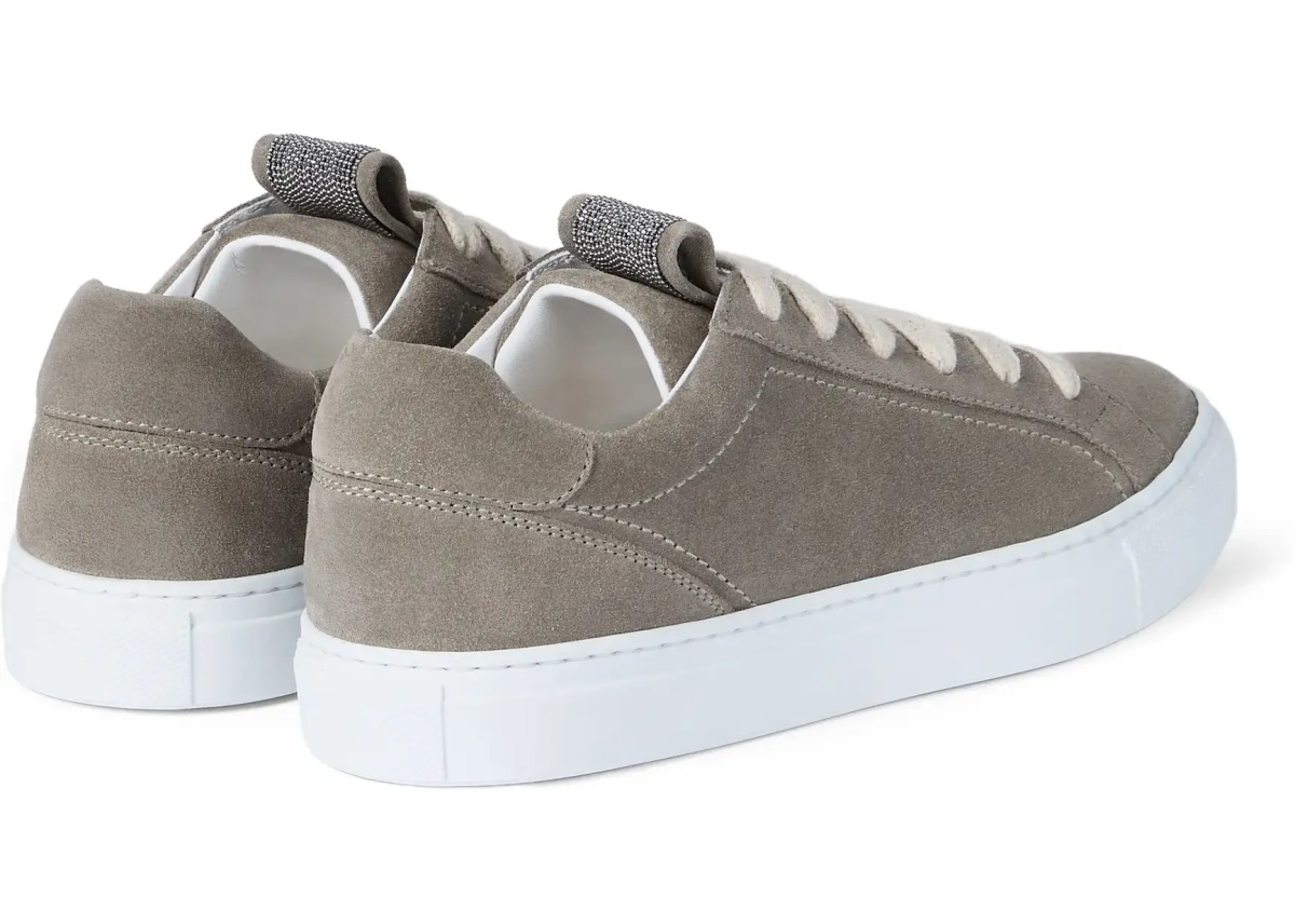 Suede Sneakers with Precious Loop - Img 3