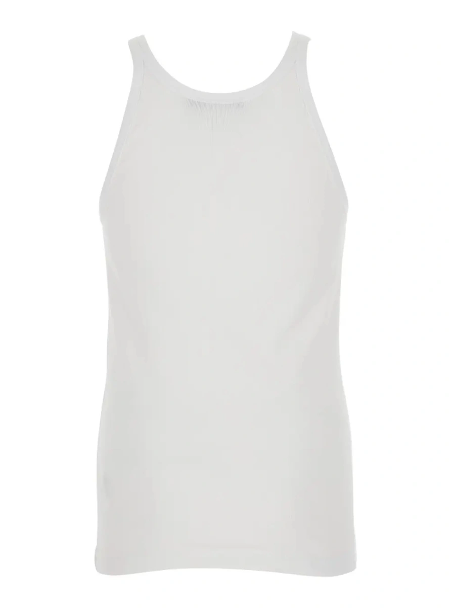 Top Dolce &amp; Gabbana alb din bumbac - Img 2