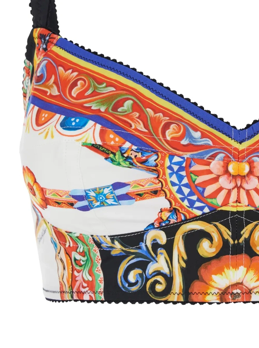 Top Dolce &amp; Gabbana multicolor din bumbac - Img 3