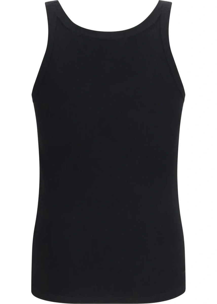 Top Dolce &amp; Gabbana negru din bumbac - Img 2