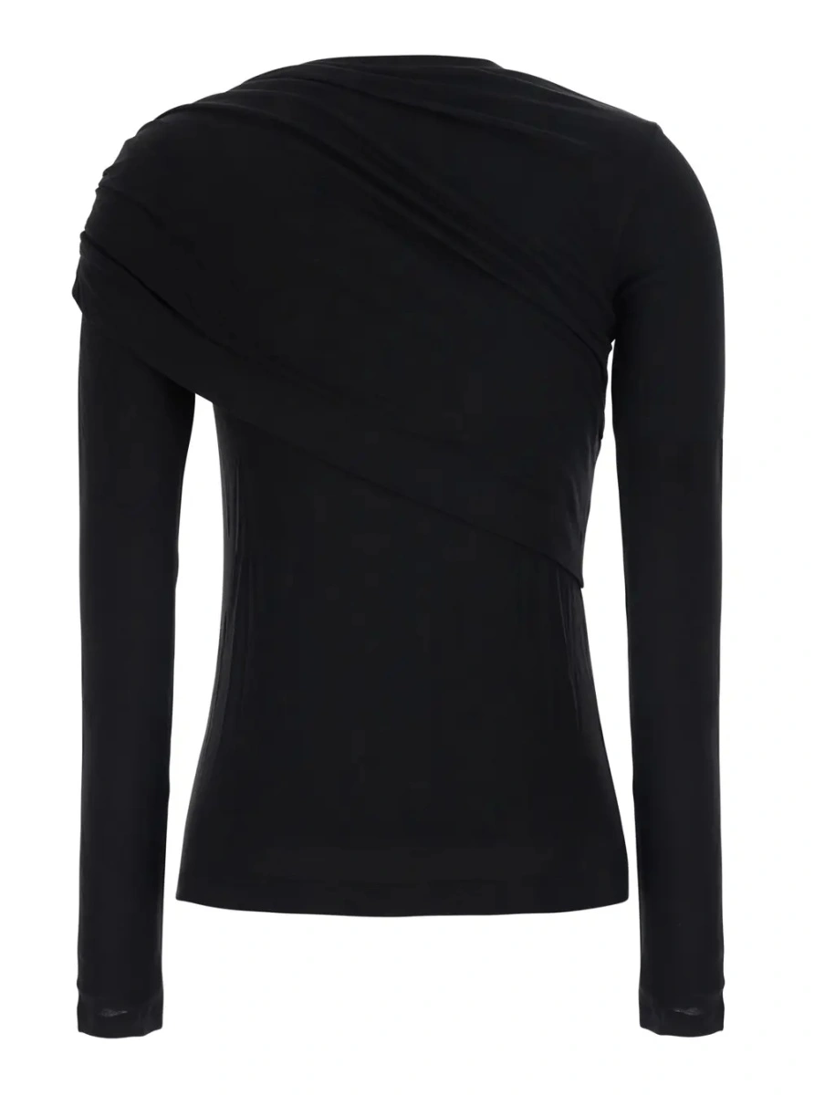 Top Isabel Marant negru din vascoza - Img 2