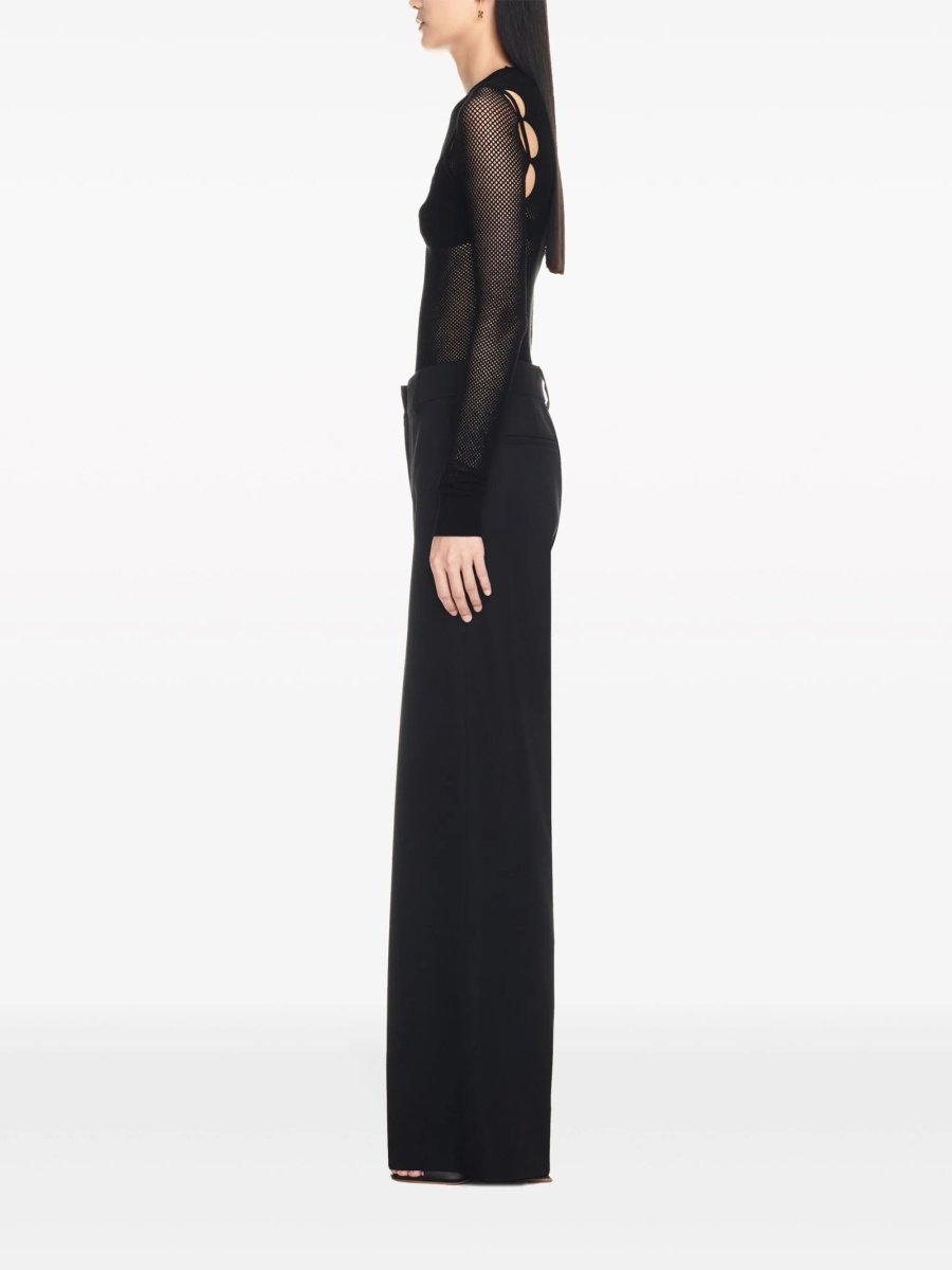 Top tricotat Off-White negru - Img 3