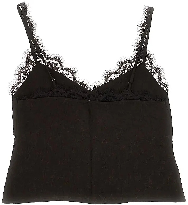 Topuri Jacquard and lace lingerie top - Img 3