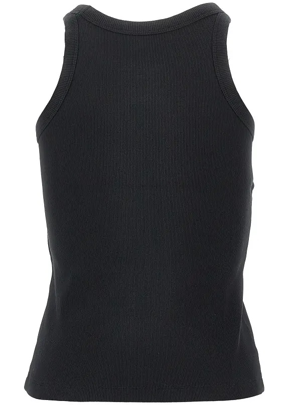 Topuri MAISON KITSUNÉ Logo print ribbed tank top - Img 3
