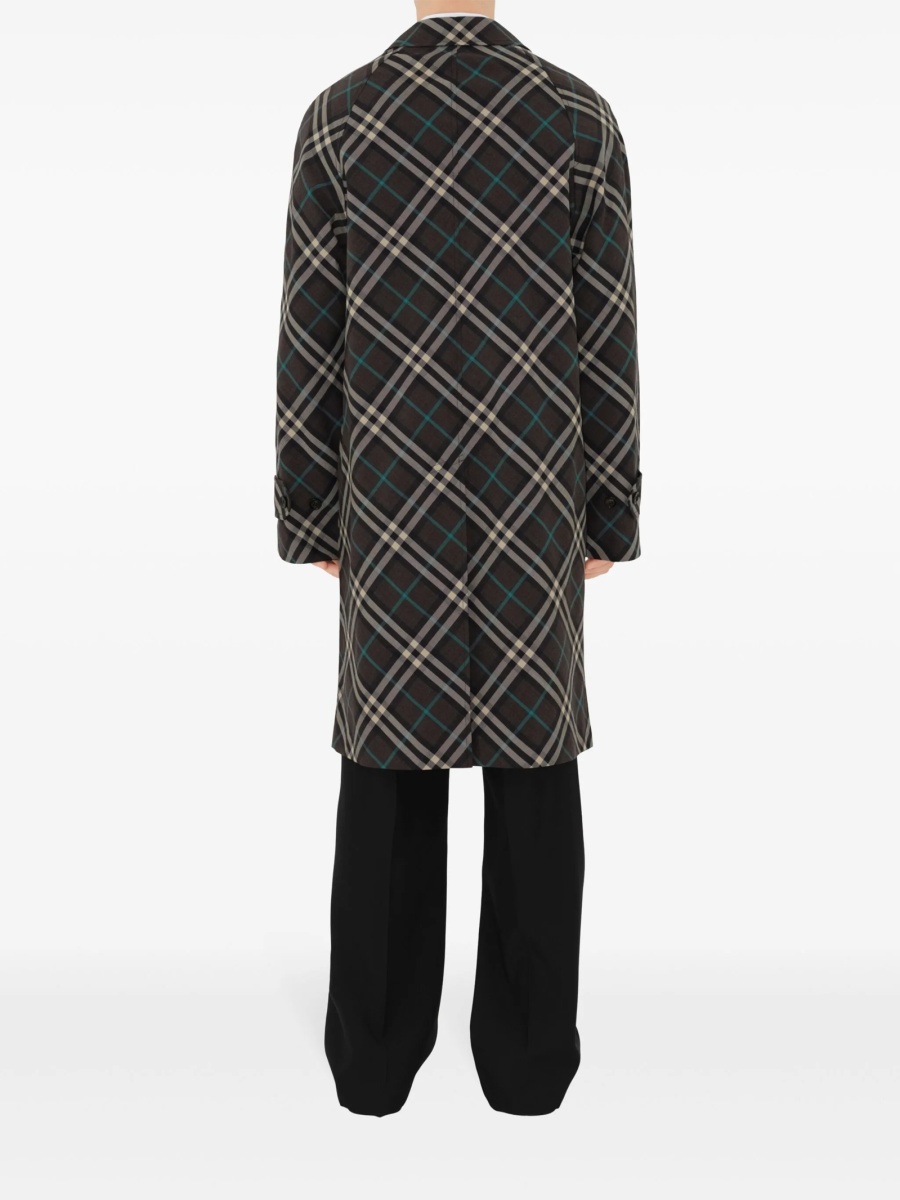 Trenci Burberry maro din polyester si corn - Img 4