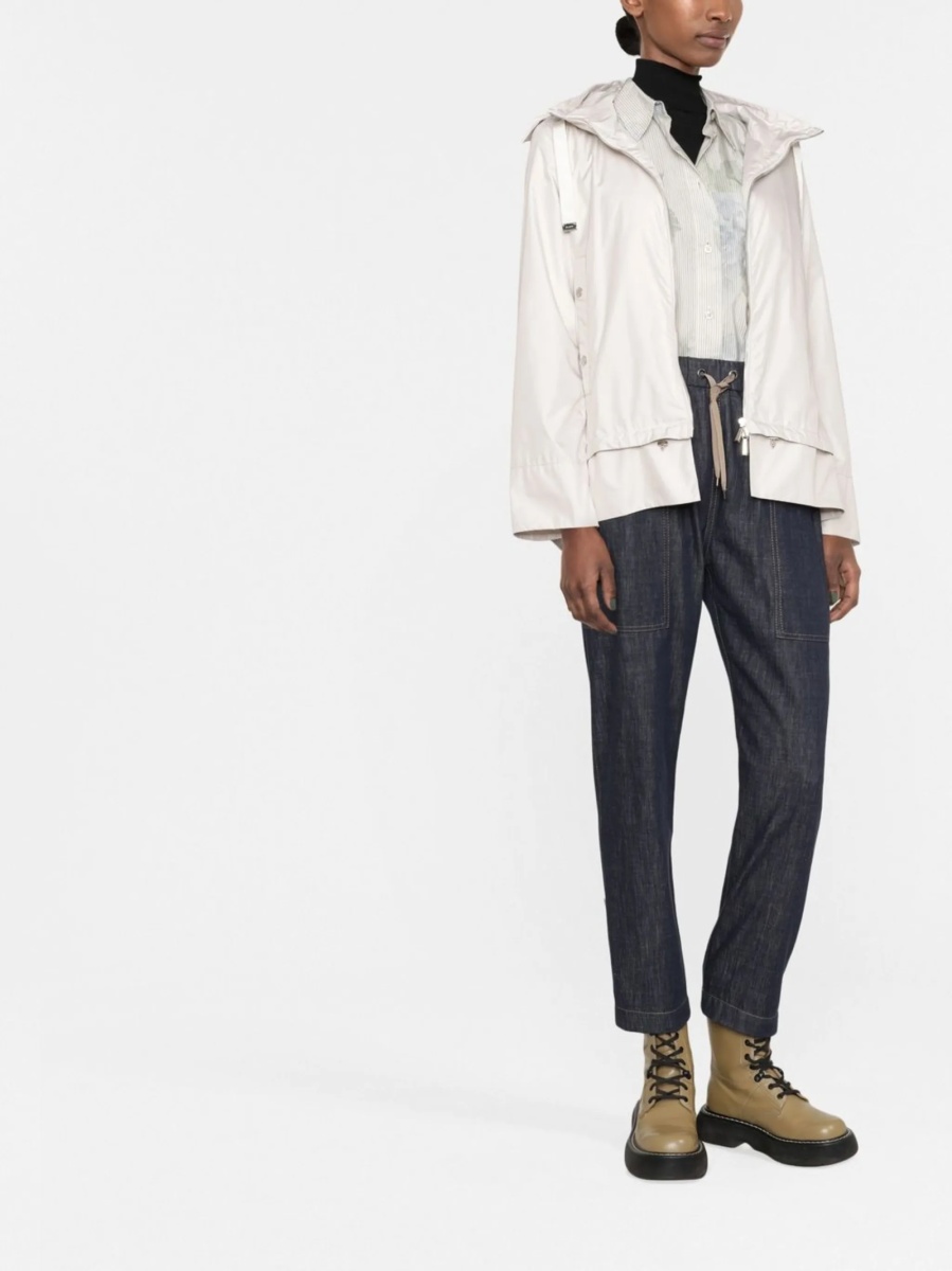Trenci Moorer alb din polyester - Img 2