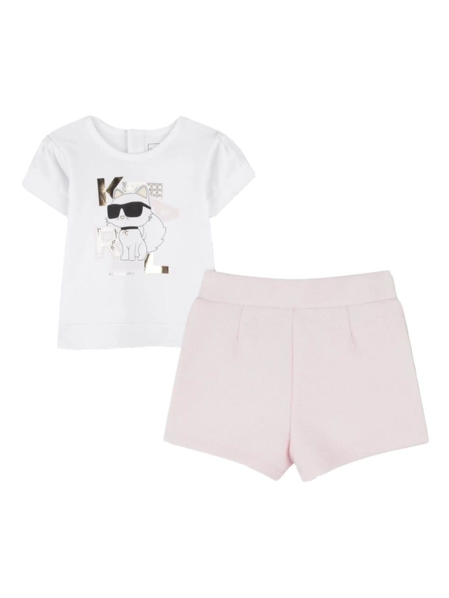 Trening Karl Lagerfeld alb din elastan si polyester - Img 4