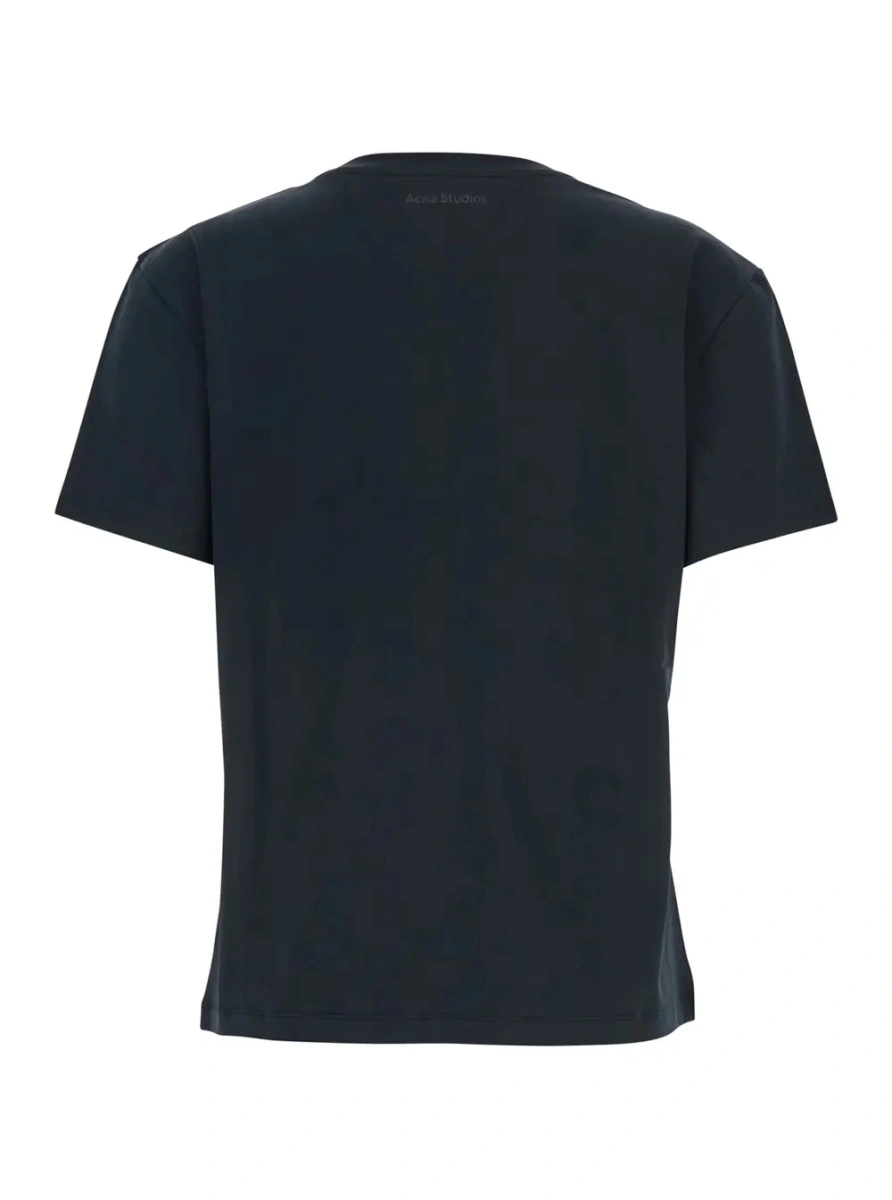 Tricou Acne Studios negru din bumbac - Img 2