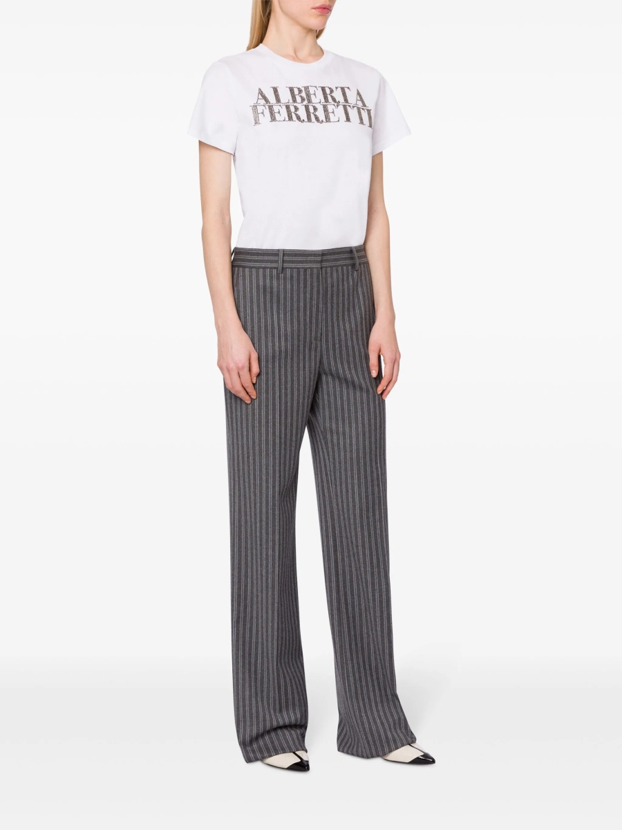 Tricou Alberta Ferretti alb - Img 2