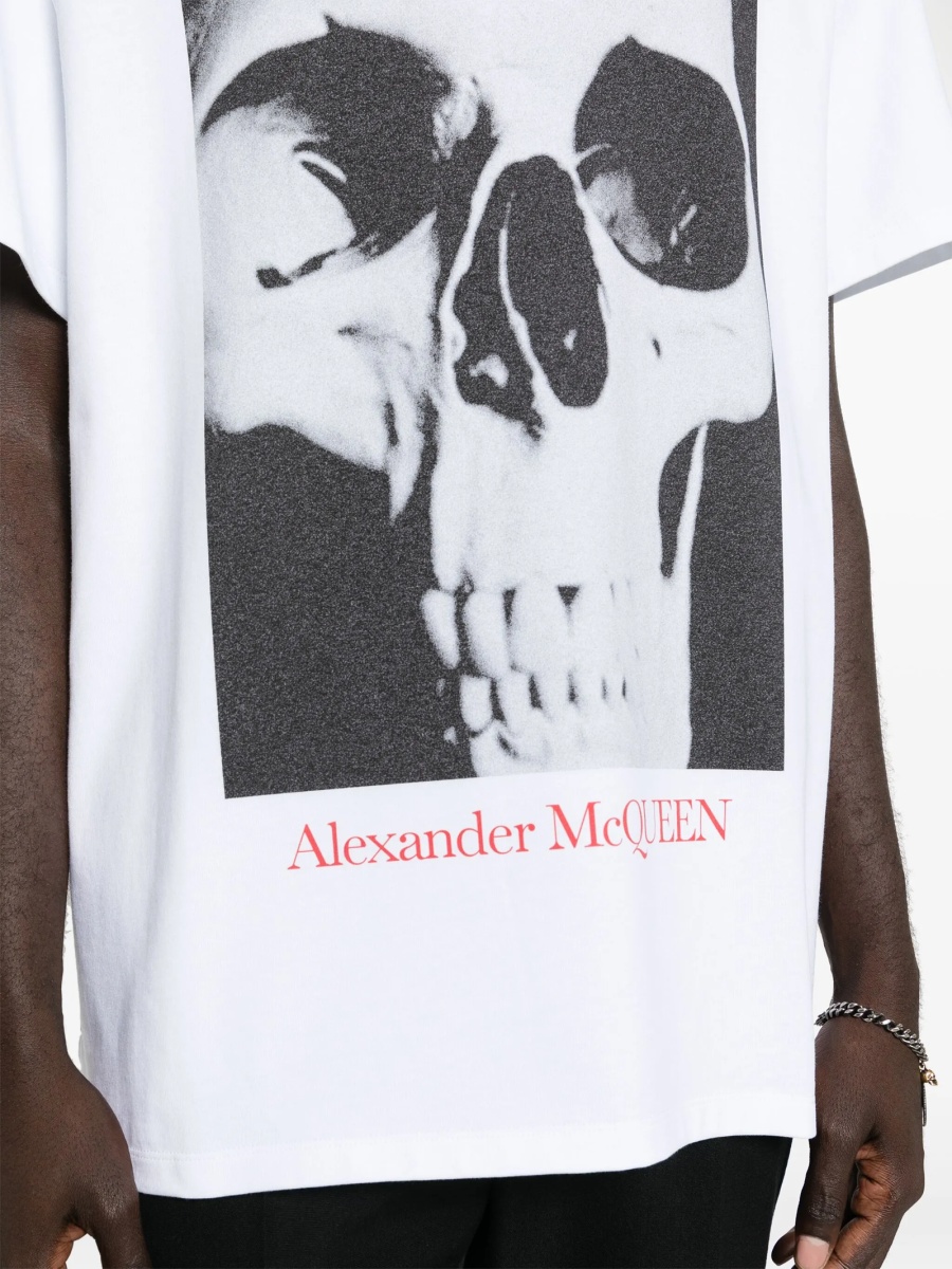 Tricou Alexander McQueen alb - Img 5