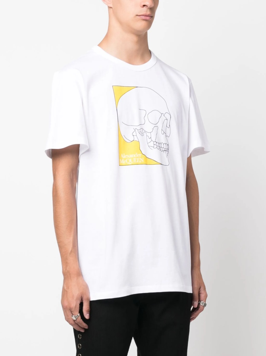 Tricou Alexander McQueen alb - Img 3