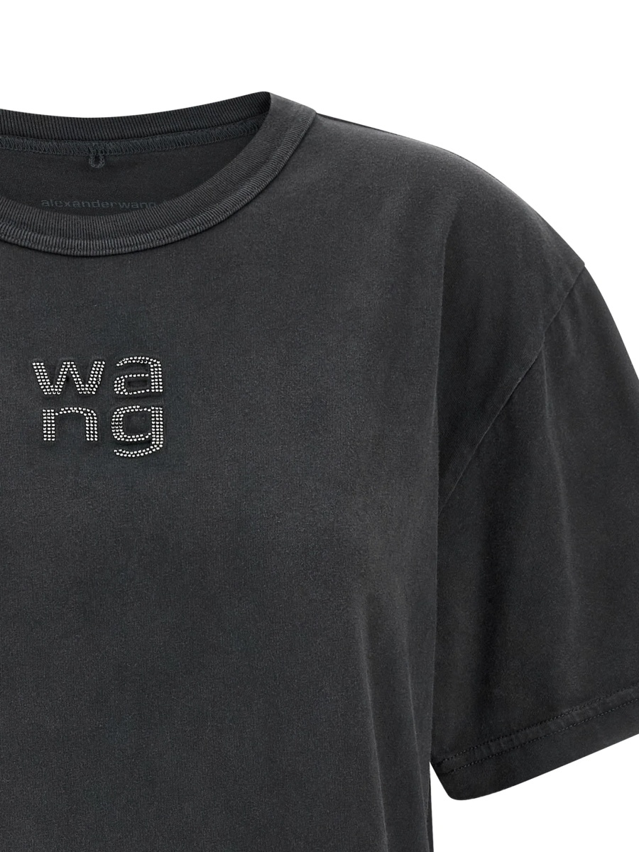 Tricou Alexander Wang gri - Img 3