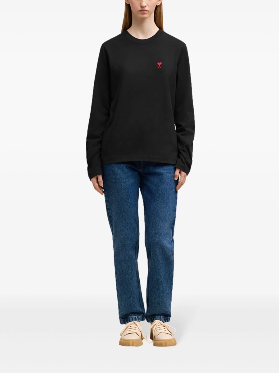 Tricou AMI Paris ami de coeur negru - Img 3