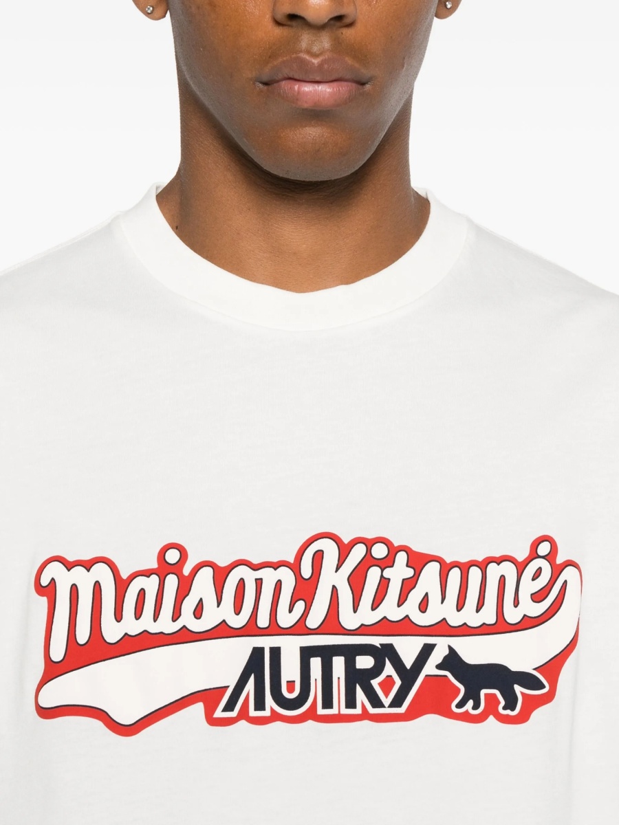 Tricou Autry X Maison Kitsune alb - Img 4