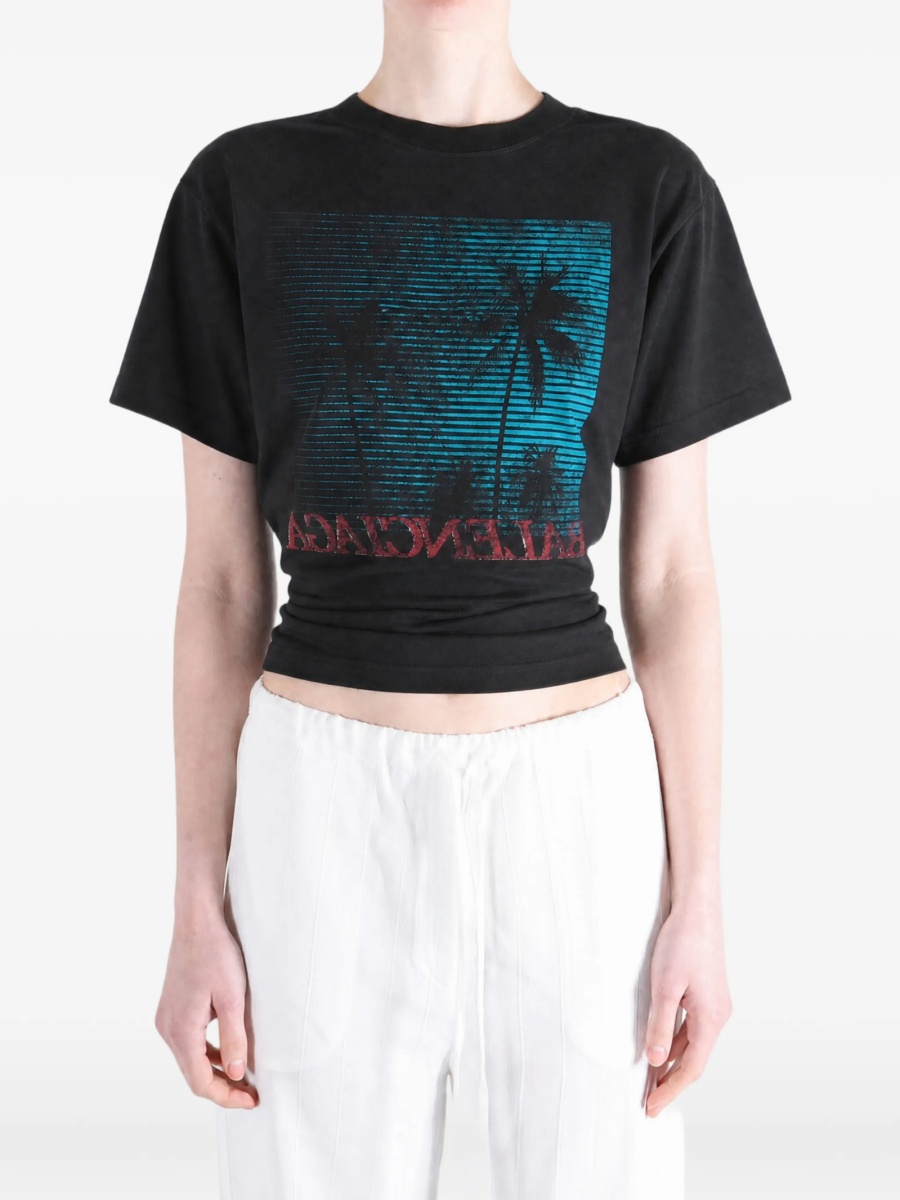 Tricou Balenciaga negru - Img 2