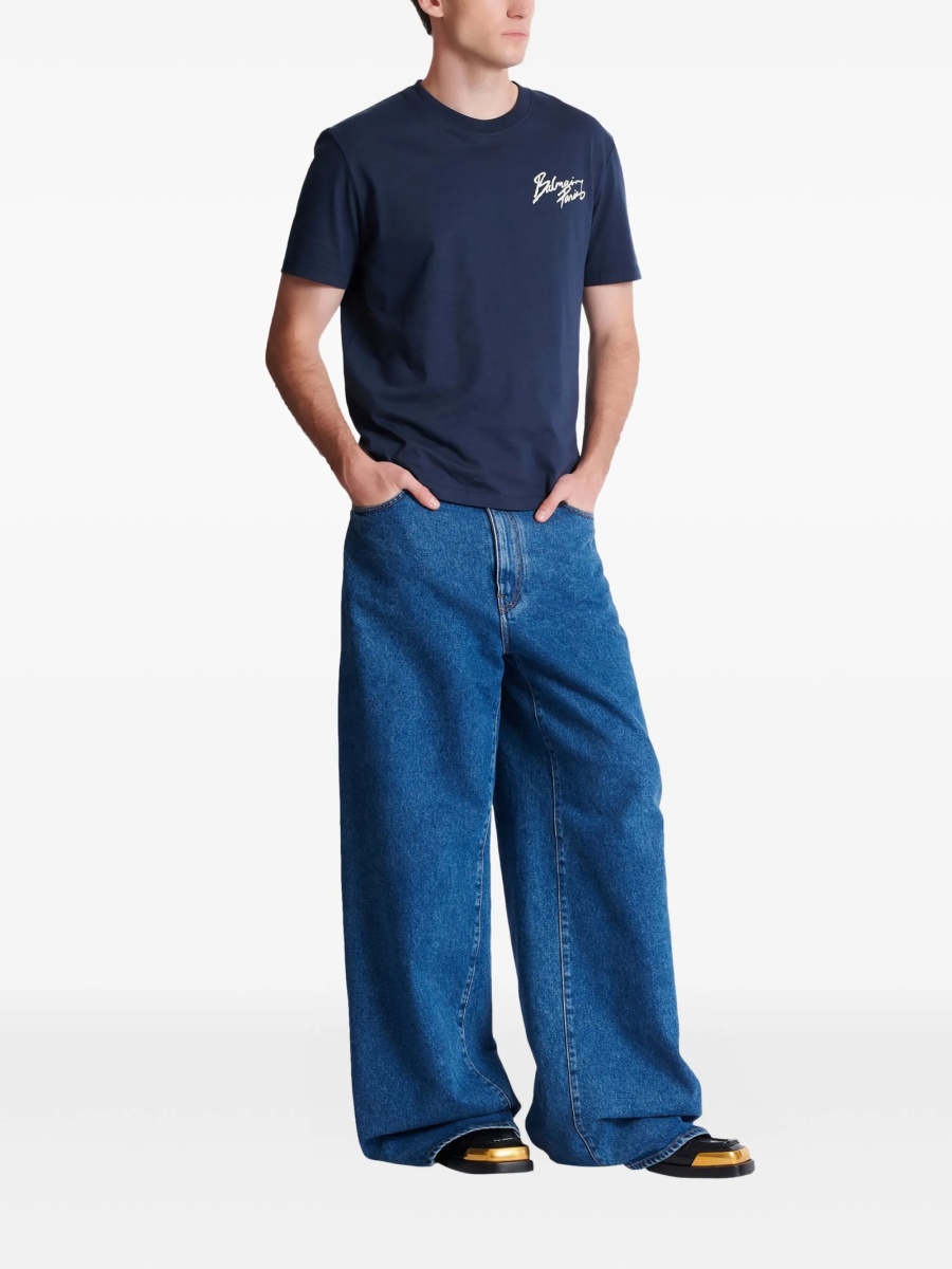 Tricou Balmain albastru - Img 3