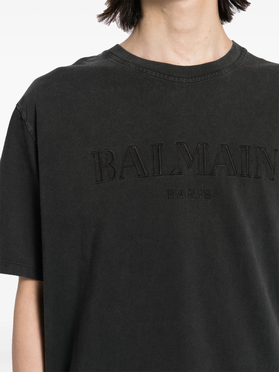 Tricou Balmain gri - Img 5