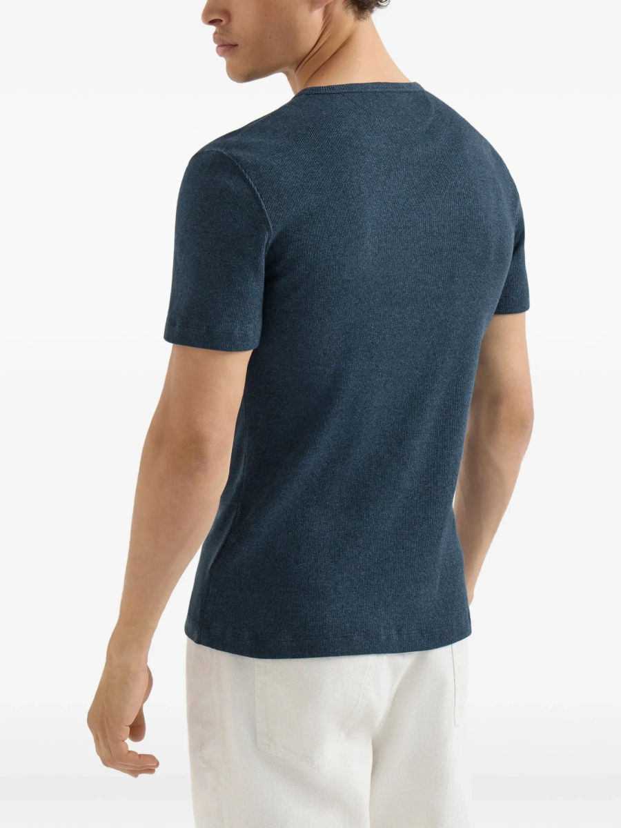 Tricou Brunello Cucinelli albastru - Img 5
