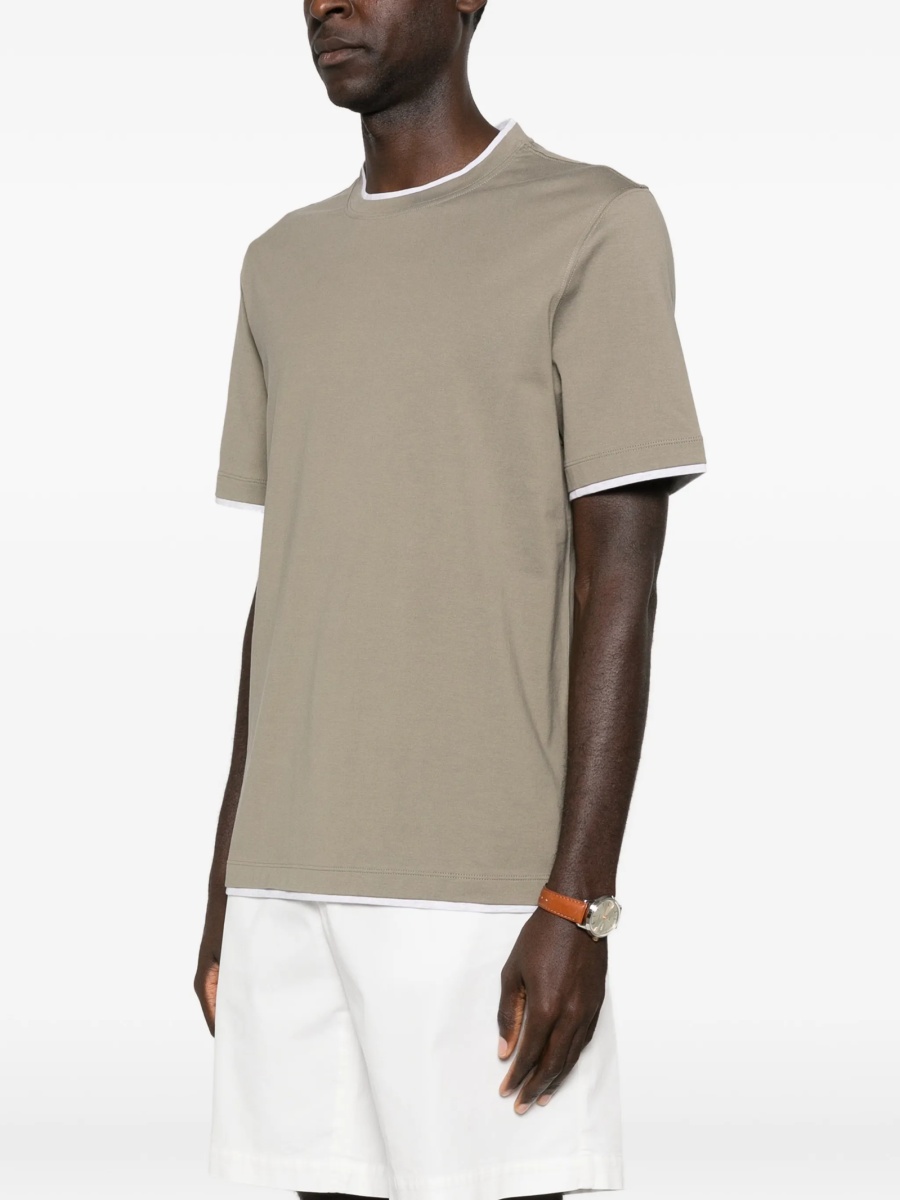 Tricou Brunello Cucinelli verde - Img 3