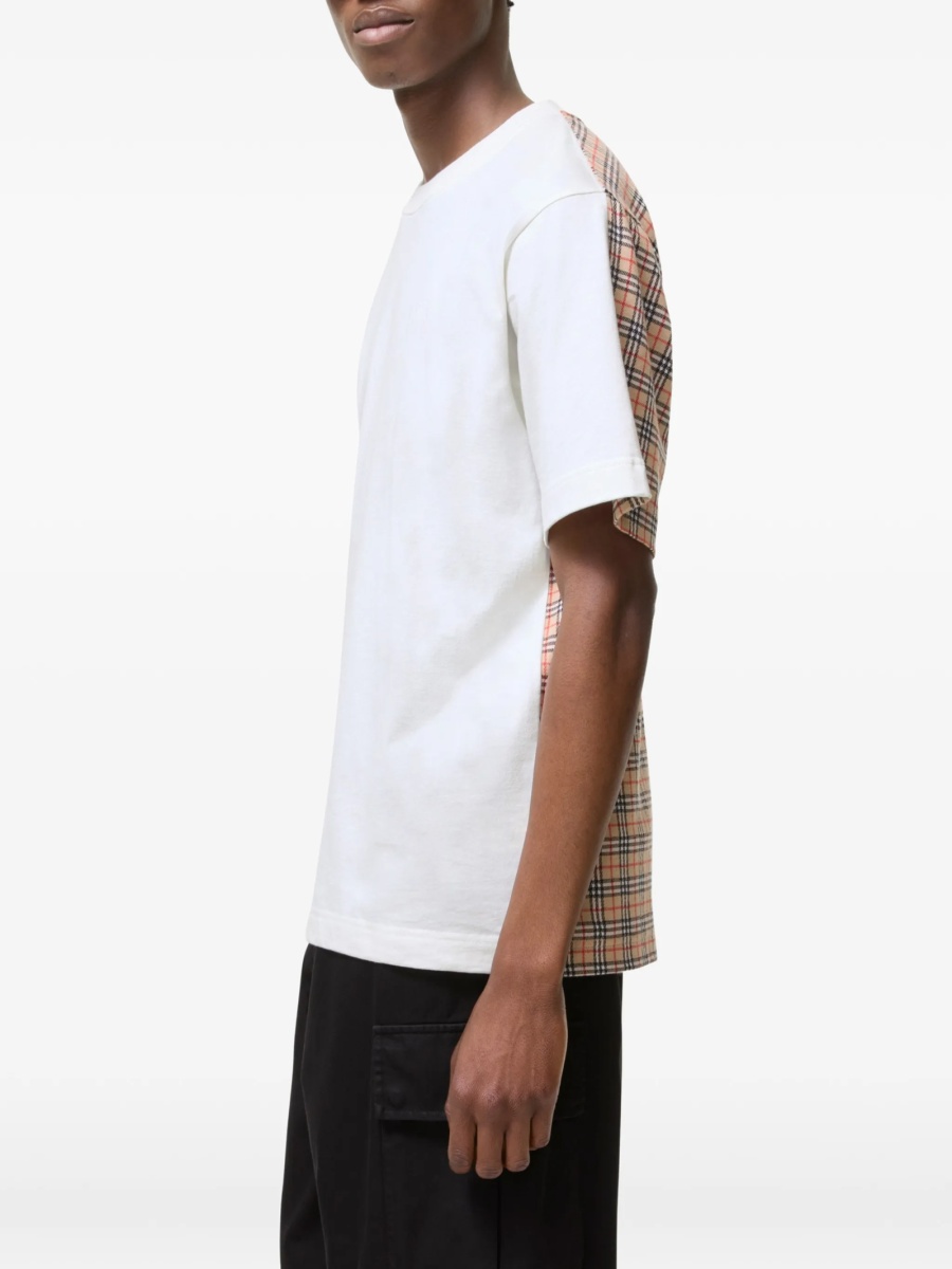 Tricou Burberry alb din bumbac - Img 3