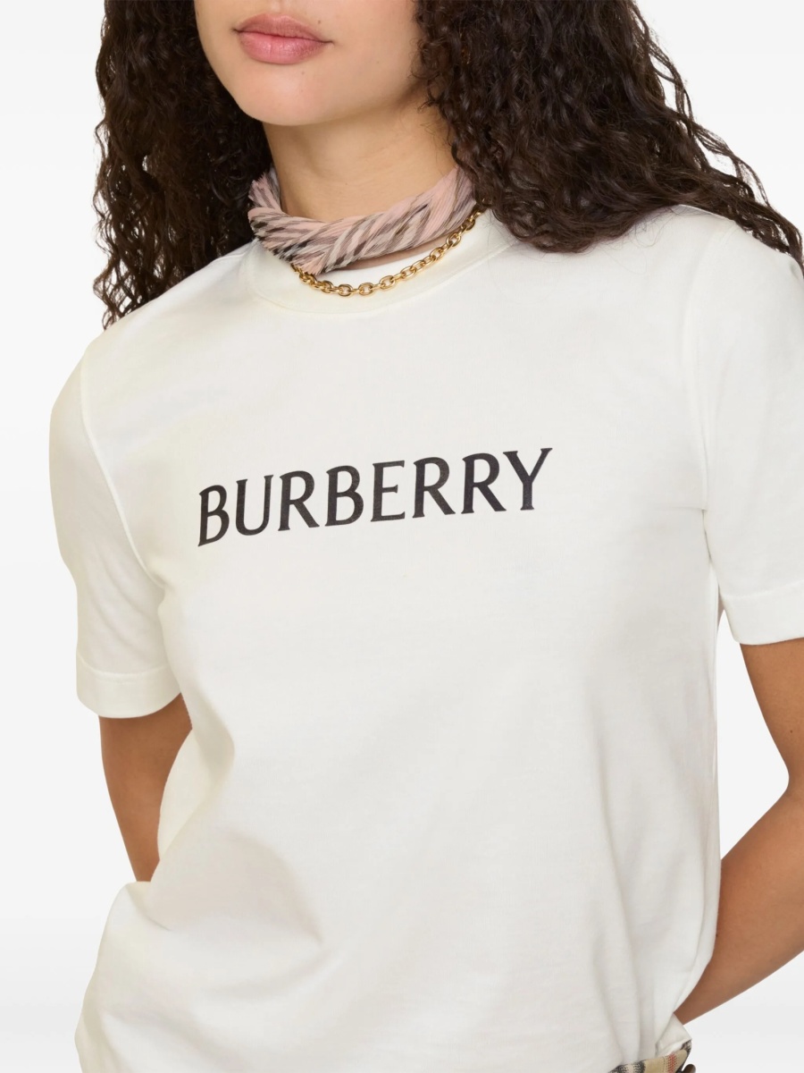 Tricou Burberry alb - Img 3