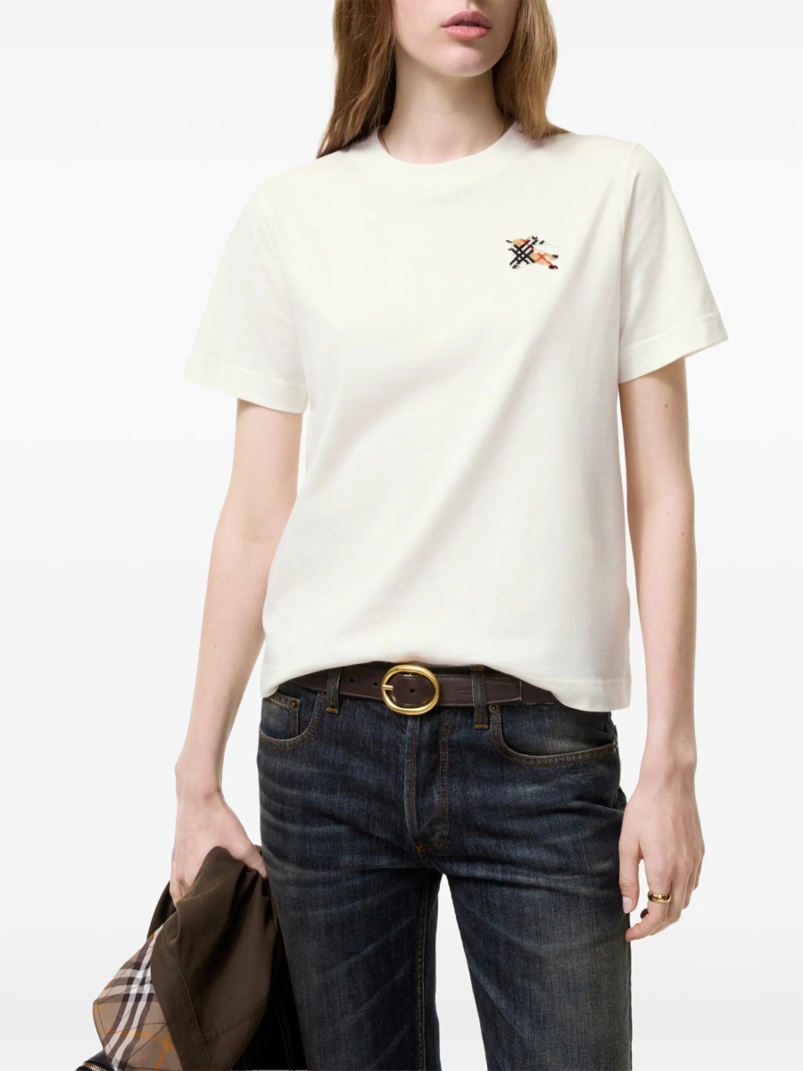 Tricou Burberry alb - Img 2