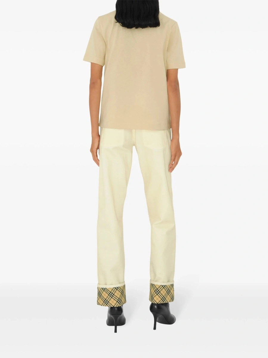 Tricou Burberry neutru - Img 4