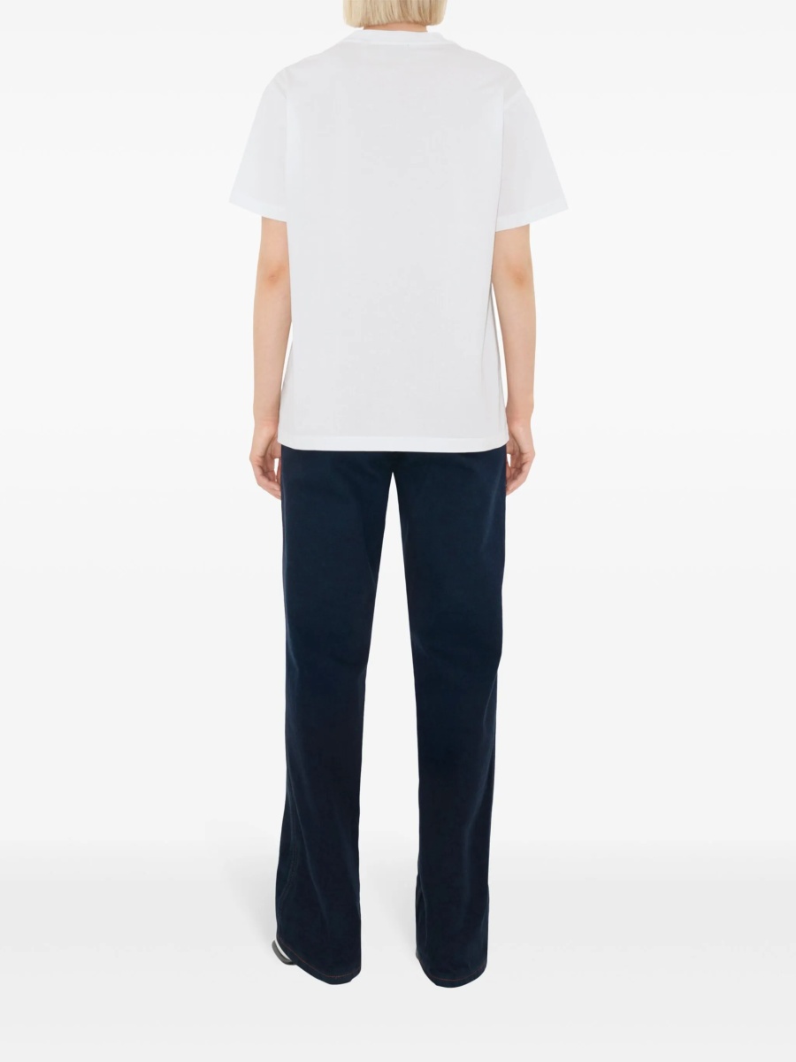 Tricou Burberry vintage check alb - Img 4